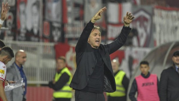 ТРИЈУМФ ОГЛЕДАЛО КАРАКТЕРА ЕКИПЕ : Мирослав Тањга, шеф стручног штаба Војводине, после победе над Црвеном звездом