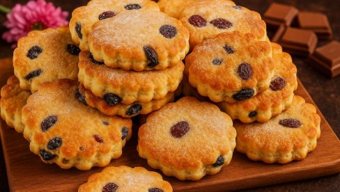 УКУСНИ КОЛАЧИЋИ СА ПАВЛАКОМ И СУВИМ ГРОЖЂЕМ: Мирисни, мрвичасти и пуни укуса УКУСНИ КОЛАЧИЋИ СА ПАВЛАКОМ И СУВИМ ГРОЖЂЕМ: Мирисни, мрвичасти и пуни укуса