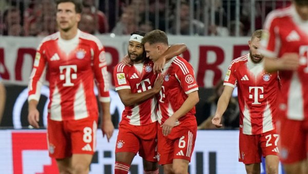 БАЈЕРН ГАЗИ И НЕ РАЗМИШЉА ДА СТАНЕ: Баварци разбили Леверкузен, и то како!