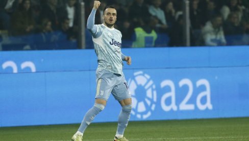 СРБИН ЈУНАК ЈУВЕНТУСА: Филип Костић први стрелац за стару даму под вођством Спалетија (ВИДЕО)