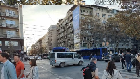 UDES KOD PRAVNOG FAKULTETA: Blokirana raskrsnica (FOTO) UDES KOD PRAVNOG FAKULTETA: Blokirana raskrsnica (FOTO)