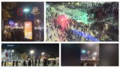 HAOS U BEOGRADU: Blokaderi krenuli u napad na Ćacilend - gađaju topovskim udarima i flašama