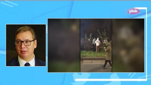 НЕКИ СПОЉА ПОКУШАВАЈУ НЕЗАВИСНОСТ И СЛОБОДУ ДА НАМ УГРОЗЕ Вучић: Постало подразумевајуће да су блокадери упуцали Милана Богдановића