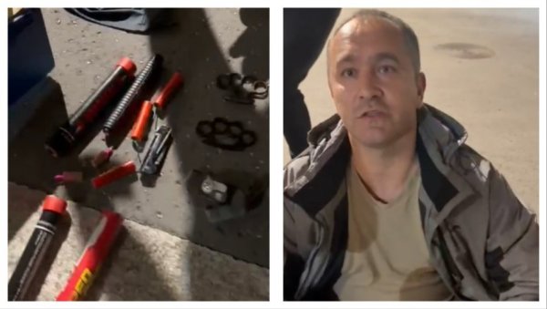 БЛОКАДЕРИ НАОРУЖАНИ ДО ЗУБА: Полиција их ухапсила - спремали да пролију крв у Ћациленду (ВИДЕО)