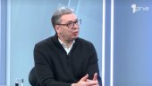 VUČIĆ U ĆIRILICI NA TV PRVA: Jurimo u Beogradu dvoje snajperista, tri dana ne možemo da ih pronađemo