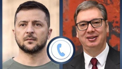 ВУЧИЋ РАЗГОВАРАО СА ЗЕЛЕНСКИМ: Сагласили смо се да постоји простор за међусобну подршку  (ФОТО)