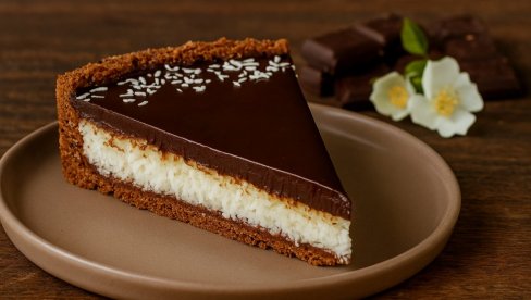 БАУНТИ ТАРТ БЕЗ ПЕЧЕЊА: Савршена посластица за љубитеље кокоса и чоколаде