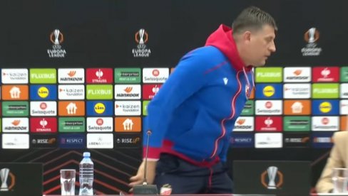 ШТА МУ БИ? Владан Милојевић грми на новинаре док са Маракане излази човек који му је забио нож у срце