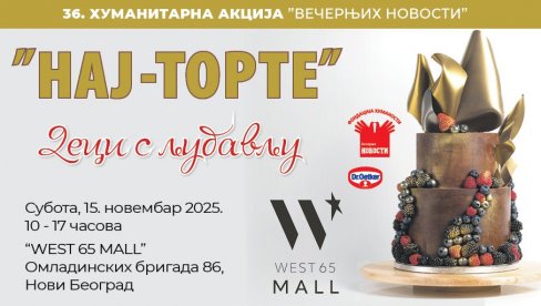 NAJTORTE U SUBOTU, 15. NOVEMBRA: Novosti deci zaslađuju život