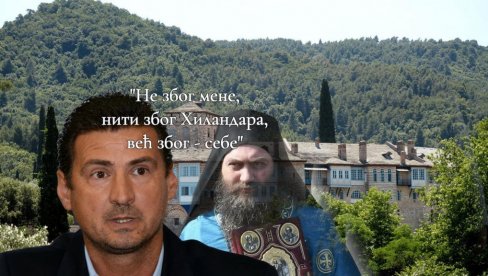 ВАЊА ГРБИЋ НА ХИЛАНДАРУ НАШАО СМИСАО Духовник му је игуман Методије: Бог све намести, као кад нађете љубав живота - једноставно осетите
