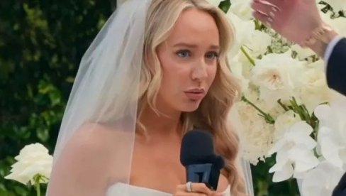 ЗНАК С НЕБА! Видите шта се млади десило усред венчања - за неверицу! (ВИДЕО)