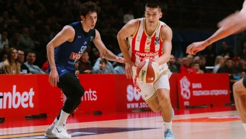 ЗВЕЗДА ДОБИЛА ДЕРБИ КОЛА: Црвено-бели убедљиви против Будућности у АБА лиги! (ФОТО)