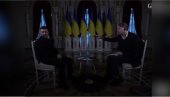 ZELENSKI NE VERUJE ŠTA GA JE SNAŠLO: Isplivao snimak nestanka struje u trenutku davanja intervjua za Gardijan, svi zatečeni  (VIDEO)
