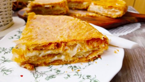 БУРЕК-ПИТА СА ЈАБУКАМА: Сочна и хрскава (ВИДЕО)