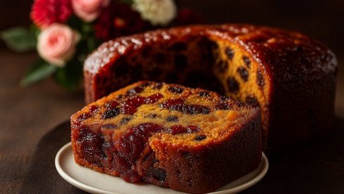 BOŽIĆNA TORTA SA KANDIRANIM VOĆEM: Ukus tradicije, porodice i praznične radosti