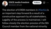 И ШТА САД? ЂИЛАС И ШОЛАКОВИ МЕДИЈИ ЗНАЈУ БОЉЕ ОД ЊИХ? Након ЕУ и ОЕБС поздравио избор чланова Савета РЕМ-А