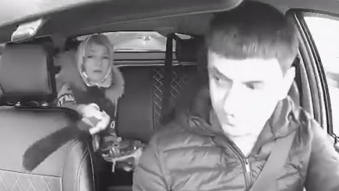 INCIDENT U TAKSIJU: Vozač nije znao šta ga je snašlo (VIDEO)