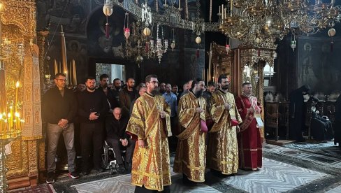 ВЕЛИКА ДУХОВНА РАДОСТ У МАНАСТИРУ ХИЛАНДАР: Служио владика шабачки Јеротеј
