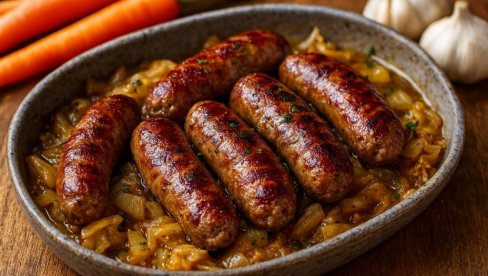 DINSTANA KOBASICA SA KUPUSOM: Recept za tradicionalno  domaće jelo