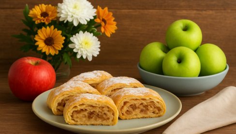 ŠTRUDLA OD JABUKA: Kolač koji uvek uspeva