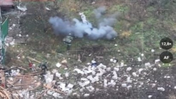 НЕВЕРОВАТАН СНИМАК: Свиња спасла двојицу руских војника од нагазне мине (ВИДЕО)