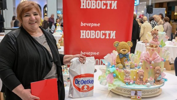 ДА СЕ ДЕЦА РАЗВЕСЕЛЕ, ПЛЕМЕНИТИ ЦИЉ СВИХ: Манифестација нај-торте, у организацији Фондације хуманости Вечерњих новости, окупила домаћице