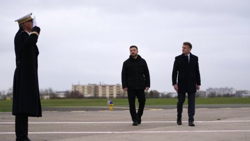 ZELENSKI U POSETI FRANCUSKOJ: Potpisan sporazum u vojnoj bazi u Vilakubleu
