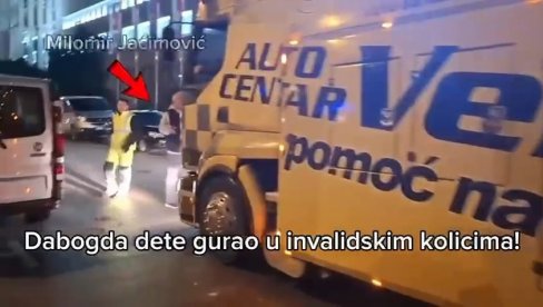 ЈАЋИМОВИЋ КУНЕ ЧОВЕКА: Дабогда дете гурао у инвалидским колицима
