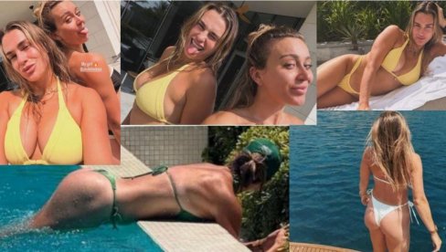 VRELE TENISERKE ZAPALILE INTERNET: Arina Sabalenka i Paula Badosa objavile fotografije SA PLAŽE