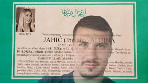 UPUCAO JE U GLAVU: Tužilaštvo donelo odluku za Aldininog ubicu, zakazana dženaza nesrećne devojke