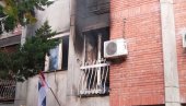 POŽAR U LAZAREVCU: Evakuisano osam osoba (VIDEO)