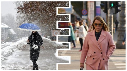 MALO SUNCA, PA OPET KIŠA I SNEG: Vremenska prognoza za ponedeljak, 16. februar