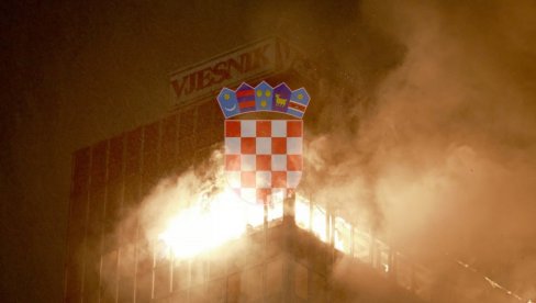 СТОТИНЕ КИЛОГРАМА ЕКСПЛОЗИВА ЗА РУШЕЊЕ СПАЉЕНЕ ВЈЕСНИКОВЕ ЗГРАДЕ Добриловић: Минирање најбоље решење за санацију штете