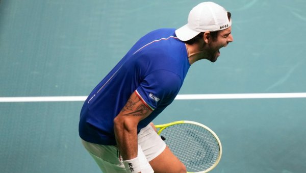 ИТАЛИЈА МОЖЕ И БЕЗ СИНЕРА: Азури се пласирали у треће везано финале Дејвис купа