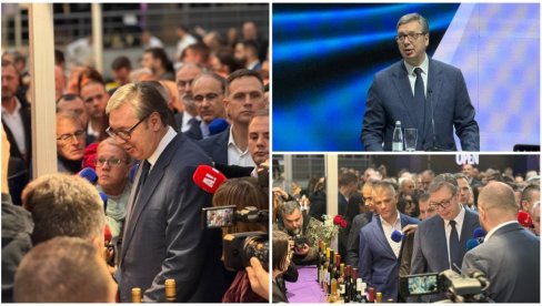 VUČIĆ OTVORIO 4. SAJAM VINA: Ispred nas su samo tri države u Evropi, ponosan sam na Srbiju i ideju Otvorenog Balkana