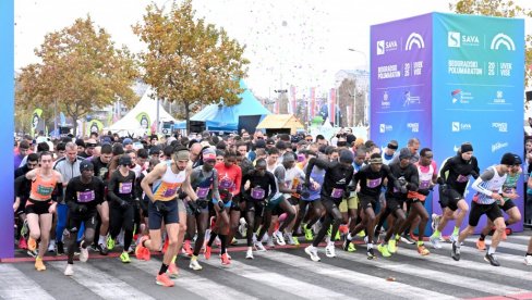 ИСТОРИЈСКА ТРКА У ПРЕСТОНИЦИ СРБИЈЕ: лзан Бибић победио на Београдском полумаратону и оборио државни рекорд