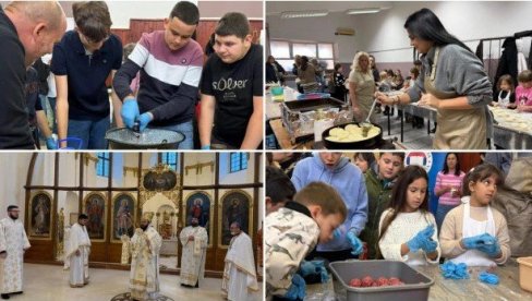 DECI PRENOSIMO TRADICIJU SRPSKOG NARODA Manifestacija Tradicionalna kuhinja naših familija” pod pokroviteljstvom Fondacije Sveta Petka