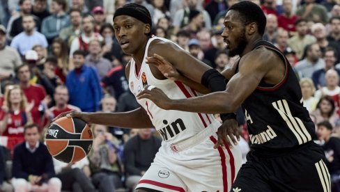 LOŠE VESTI ZA OLIMPIJAKOS: Nilikina ne igra protiv Crvene zvezde u Evroligi