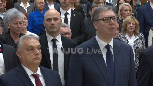 SVEČANOST U SUBOTICI: Vučić i Orban primaju nagradu Ištvan Pastor (VIDEO)
