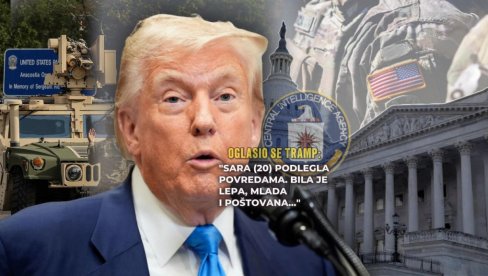 УДАРНО У САД Сара подлегла повредама, сарадник ЦИА је упуцао код Беле куће - огласио се Трамп: Млада, дивна, поштована... (ФОТО)