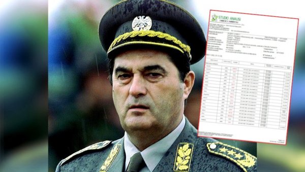 ЕКСКЛУЗИВНО - УРАНИЈУМ И ТЕШКИ МЕТАЛИ ОТКРИВЕНИ У ТКИВУ ГЕНЕРАЛА ПАВКОВИЋА: Из италијанске лабораторије стигли резултати анализа (ФОТО)