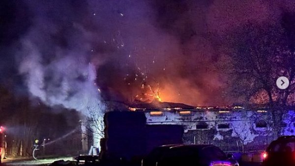 ВАТРЕНА СТИХИЈА ГУТА ДЕО ТИРАНЕ: У помоћ ватрогасцима пристиже војска