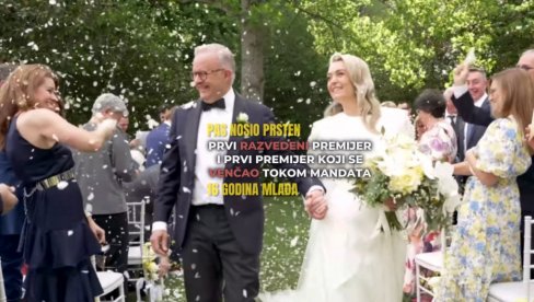 OŽENIO SE PRVI RAZVEDENI PREMIJER Zavoleli se odmah posle kraha braka dugog 2 decenije - imaju i sina