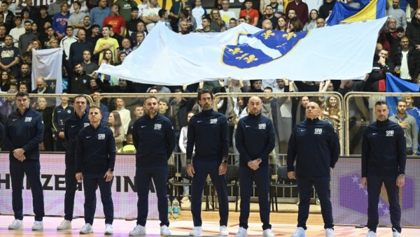 НЕМА ИЗВИЊЕЊА  ЗА МРЖЊУ ПРЕМА СРБИЈИ И ВУЧИЋУ: Ехо скандалозног скандирања током меча кошаркаша у сарајевској Скендерији