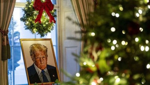 MELANIJA TRAMP JE ŽENA KOJA IMA UKUSA ZA SVE:10.000 leptira i 2.800 zlatnih zvezda su samo deo novogodišnje raskoši Bele kuće! (VIDEO)