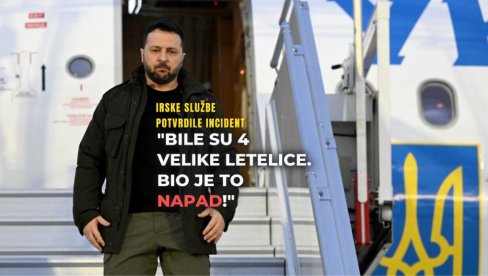 DRAMA NA NEBU Avion Zelenskog okružile 4 nepoznate letelice, incident potvrdila Irska: Bili su veliki, to je hibridni napad