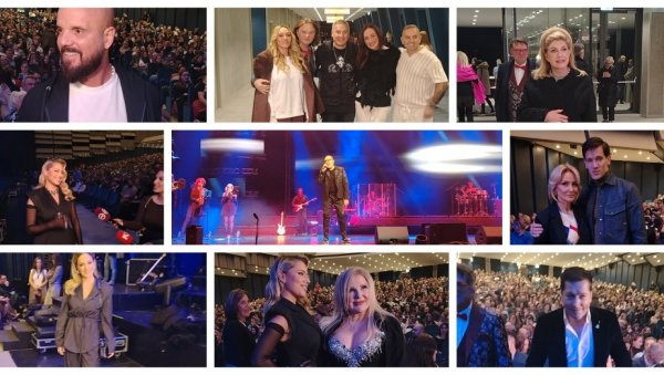 КНЕЗ ОКУПИО ПОЛА ЕСТРАДЕ: Колеге дошле на концерт популарног певача, цела постава музике деведесетих на окупу (ФОТО)