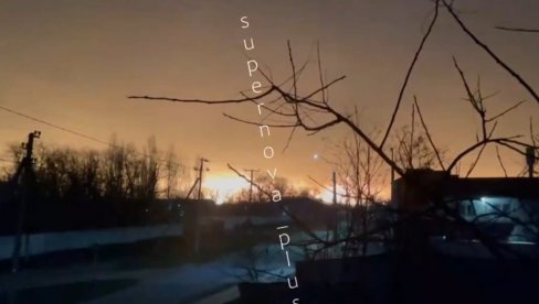 SNAŽNE EKSPLOZIJE U RUSIJI: Luka i rafinerija nafte u plamenu - Ukrajinci napali u toku noći (VIDEO)