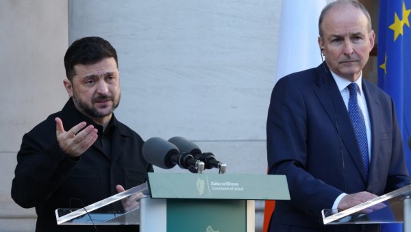 ОГЛАСИО СЕ ИРСКИ ПРЕМИЈЕР: Прокоментарисао инцидент са дроном током посете Зеленског