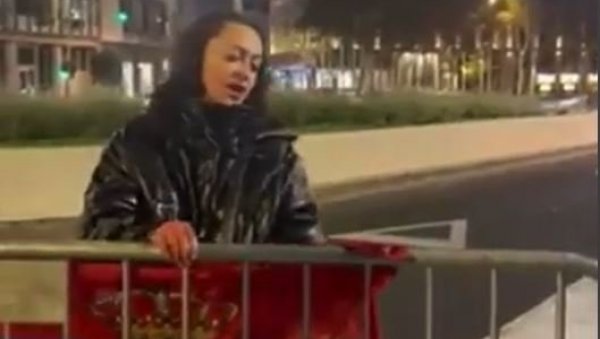 СКАНДАЛ: Блокадерка цепа заставу Србије код Ћациленда (ВИДЕО)